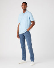 WRANGLER GREENSBORO MĘSKIE SPODNIE JEANSOWE DARK SLATE W15QY673K 112145837