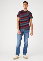 WRANGLER GREENSBORO MĘSKIE SPODNIE JEANSOWE DARK WATERS W15Q5929V 112145820