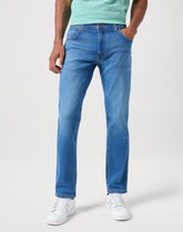 Wrangler Greensboro Męskie Spodnie Jeansowe Rustic 112352644