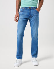 Wrangler Greensboro Męskie Spodnie Jeansowe Rustic 112352644