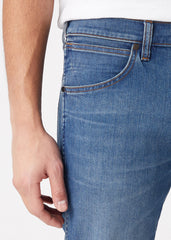 WRANGLER GREENSBORO MĘSKIE SPODNIE JEANSOWE GREEN TWIST W15QXP409 112145833