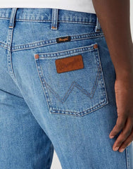 Wrangler Greensboro Męskie Spodnie Jeansowe Blue Bill W15QEH40O 112331094