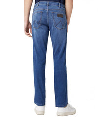 Męskie Spodnie Jeansowe Wrangler Greensboro Jeansy Dżinsy Bright Stroke W15QMU91Q 112126995