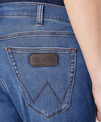 Męskie Spodnie Jeansowe Wrangler Greensboro Jeansy Dżinsy Bright Stroke W15QMU91Q 112126995