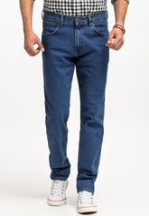 Wrangler Greensboro Męskie Spodnie Jeansowe Friday Blues W15QHR47A
