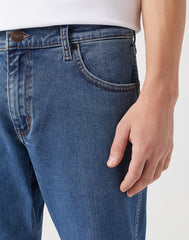 Wrangler Greensboro Męskie Spodnie Jeansowe Jeansy Dżinsy Haze 112350665 W15Q018394