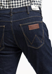 Wrangler Greensboro Męskie Spodnie Jeansowe Rinse Blue W15QSQX36 112142833