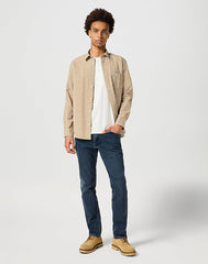 Wrangler Męskie Spodnie Jeansowe Greensboro Stormy Wash 112357413 W15Q017437