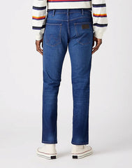 Męskie Spodnie Jeansowe Wrangler Greensboro Mountain Soul W15QU822O 112321407