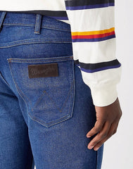 Męskie Spodnie Jeansowe Wrangler Greensboro Mountain Soul W15QU822O 112321407