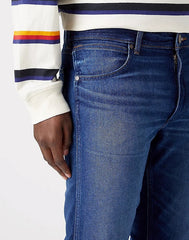 Męskie Spodnie Jeansowe Wrangler Greensboro Mountain Soul W15QU822O 112321407