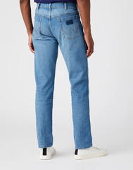 Wrangler Greensboro Męskie Spodnie Jeansowe Natural Indigo W15QCU29X 112145824