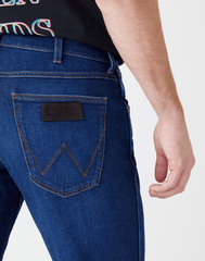 Męskie Spodnie Jeansowe Wrangler Greensboro The Bullseye W15QYI39K 112144766