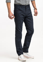 Spodnie Męskie Materiałowe Wrangler Greensboro Chino Marine Navy W15QOFB14 112320811