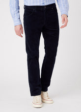 Męskie Spodnie Sztruksowe Wrangler Greensboro Navy W15QA2114 112319949