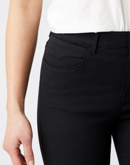 Wrangler High Rise Skinny Damskie Spodnie Jeansowe Future Black W27H4230N 112141263