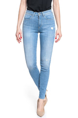 WRANGLER HIGH RISE SKINNY INDIGO BEACHES W27HGU241 112128082