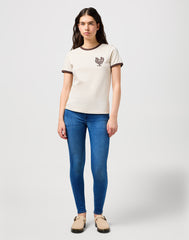 Wrangler High Skinny Damskie Spodnie Jeansowe Jeansy Dżinsy Rustic 112350940 W27H017957