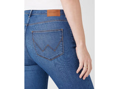 Damskie Spodnie Jeansowe Wrangler High Skinny Jeansy Euphoria W27HCK43J 112328881