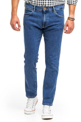 Męskie Spodnie Wrangler Larston Jeansowe Cool Blue W18SKT32Q 112145868