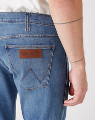 Wrangler Larston Męskie Spodnie Jeansowe Dusky Cloud W18SYJ38R 112145874