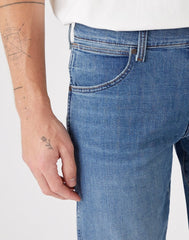 Wrangler Larston Męskie Spodnie Jeansowe Dusky Cloud W18SYJ38R 112145874