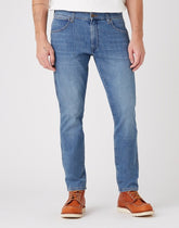 Wrangler Larston Męskie Spodnie Jeansowe Dusky Cloud W18SYJ38R 112145874