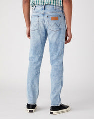 Wrangler Larston Męskie Spodnie Jeansowe Dusky Cloud W18SYJZ53 112331151