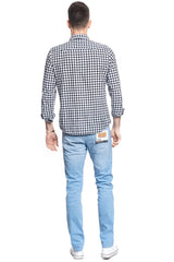 Męskie Spodnie Wrangler Larston Jeansowe Hot Shot W18SC787A 112127448