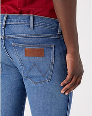 Wrangler Larston Męskie Spodnie Jeansowe Cowboy Hero W18SU823O 112320037