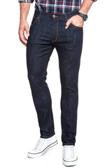 Męskie Spodnie Wrangler Larston Jeansowe Jeansy Dark Rinse W18SP690A 112127578
