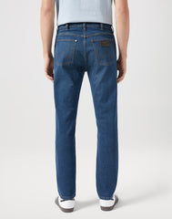 Wrangler Larston Męskie Spodnie Jeansowe Jeansy Dżinsy Blue Spruce 112350652 W18S018019