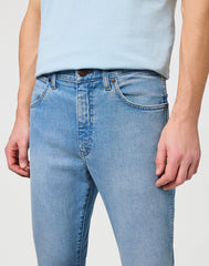 Wrangler Larston Męskie Spodnie Jeansowe Clever Blue W112352836