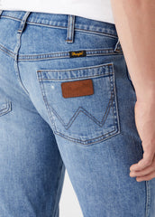 Wrangler Larston Męskie Spodnie Jeansowe Light Indigo W18S59X4E 112324511