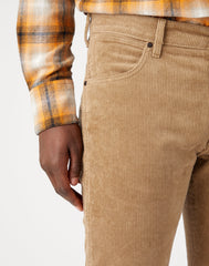 Spodnie Sztruksowe Męskie Wrangler Larston Lead Grey W18SA2M24