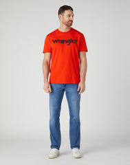 Wrangler Logo Tee Męski T-Shirt Koszulka z Nadrukiem Logo W7X1D3R42 112328985