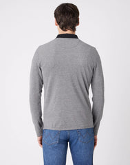 WRANGLER LS REFINED POLO MĘSKA KOSZULKA BLACK W7F9KH100 112131817