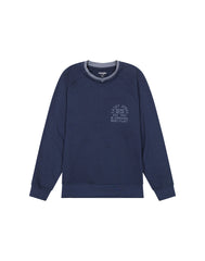Męska Bluza Wrangler Casey Jones Sweatshirt Navy 112357366 W6J9017358