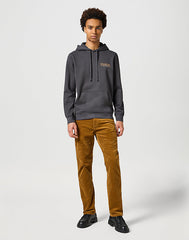 Męska Bluza Z Kapturem Wrangler Hoodie Faded Black 112357336 W6M9014116