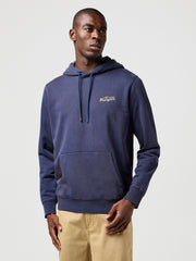 WRANGLER MĘSKA BLUZA Z KAPTUREM WRANGLER AMERICANA HOODIE NAVY 112362777
