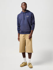 WRANGLER MĘSKA BLUZA Z KAPTUREM WRANGLER AMERICANA HOODIE NAVY 112362777