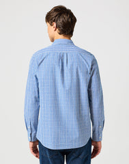 Męska Koszula Wrangler 1 Pkt Shirt Blue 112357222 W5X2016849