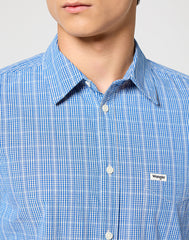 Męska Koszula Wrangler 1 Pkt Shirt Blue 112357222 W5X2016849