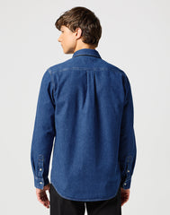 Męska Koszula Wrangler 1 Pkt Shirt Dark Stone 112357190 W5X2015411