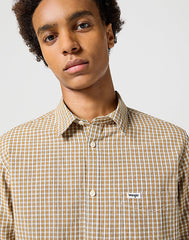 Wrangler Męska Koszula 1 Pkt Shirt Dijon 112358064 W5X2016819