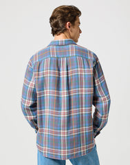 Męska Koszula Wrangler 2 Pkt Shirt Rainbow 112357233 W5K7016301
