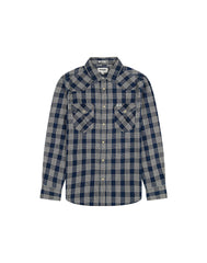 Męska Koszula Wrangler Western Indigo Shirt Dark Wash 112357250 W5K9014055