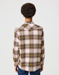 Męska Koszula Wrangler Western Shirt Gingerbread 112357247 W5B4014345