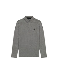 Męska Koszulka Wrangler LS Refined Polo Black 112357204 W8F3011936