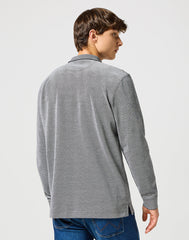 Męska Koszulka Wrangler LS Refined Polo Black 112357204 W8F3011936